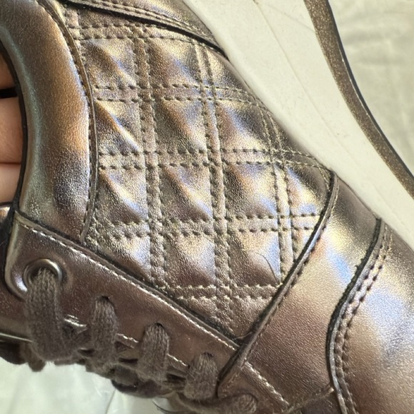 Soda Bronze Metallic Platform Sneakers - Picture 5 of 10